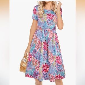 Colorful Coral 🪸 Dress